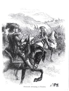 Herzog von Monmouth rückt auf Taunton vor von English School